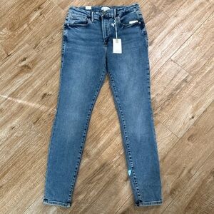 Good American Women's Skinny Blue Jeans